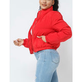 Bo$$ Type Puff Jacket (Matte Red)