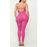 Summer Breeze Jumpsuit (Hot Pink)