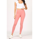 High waisted leggings (Pink)