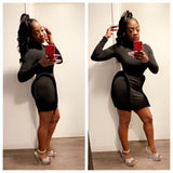 Paper Chaser Dress (Black)