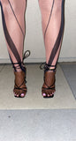 “Pay Mi”Sheer Leggings (Black)